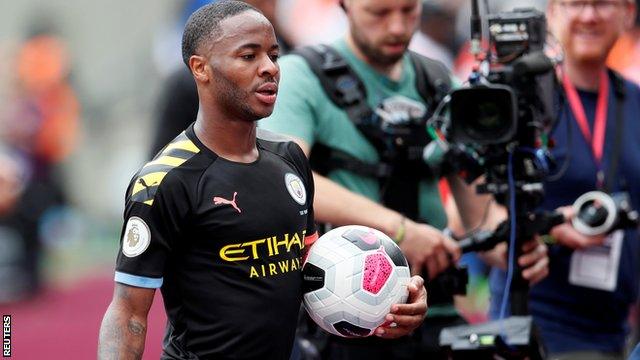 Manchester City forward Raheem Sterling