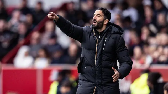 Ruben Amorim managing Manchester United