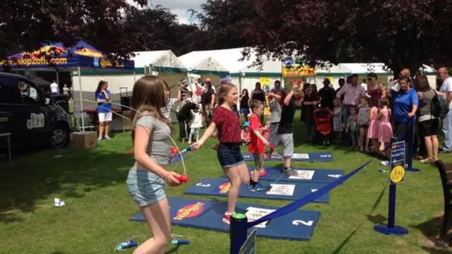 Children skipping