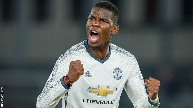 Manchester United midfielder Paul Pogba