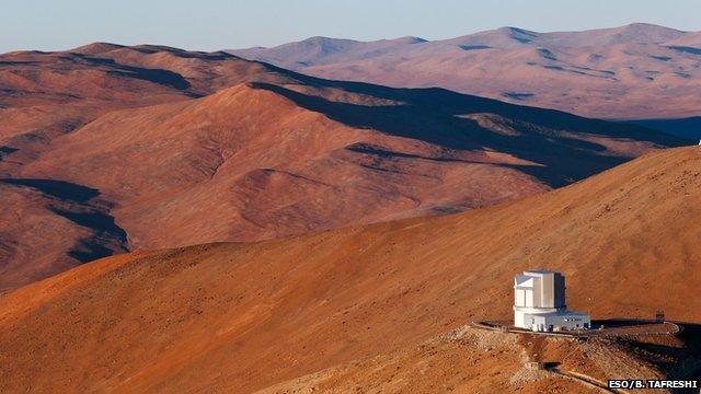 Vista telescope in Chile