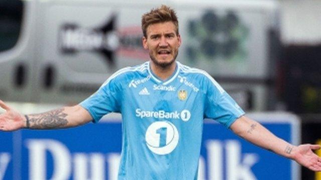 Rosenborg striker Nicklas Bendtner