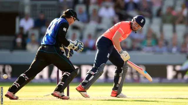 Jonny Bairstow is bowled