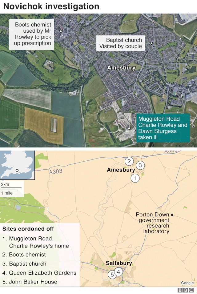 Amesbury map