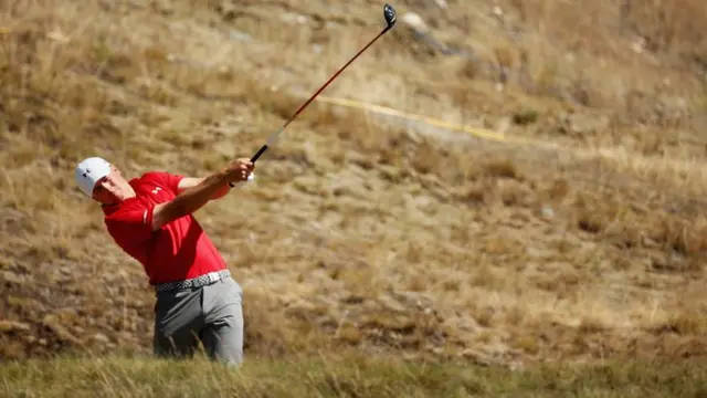 Jordan Spieth hits a big drive