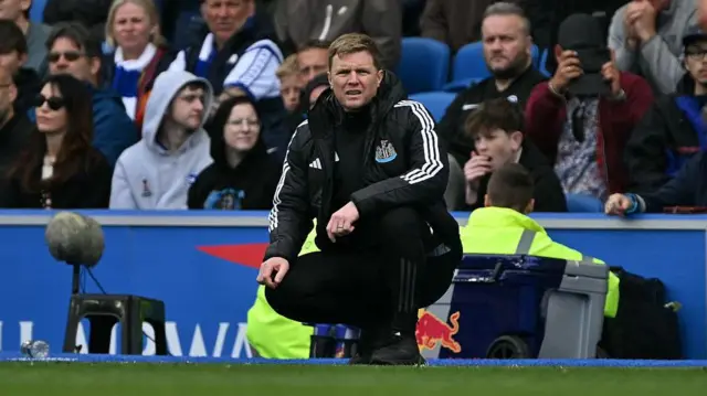 Eddie Howe managing Newcastle