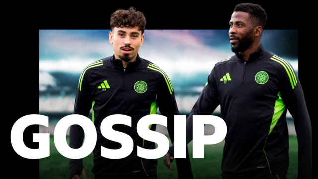 Celtic's Sebastian Tounekti and Kelechi Iheanacho