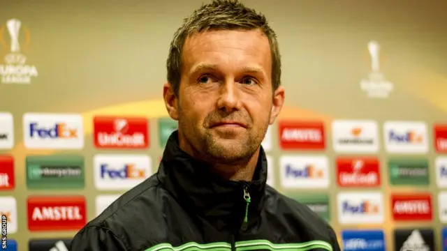 Celtic manager Ronny Deila