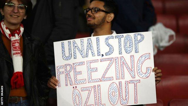 Banner at the Emirates