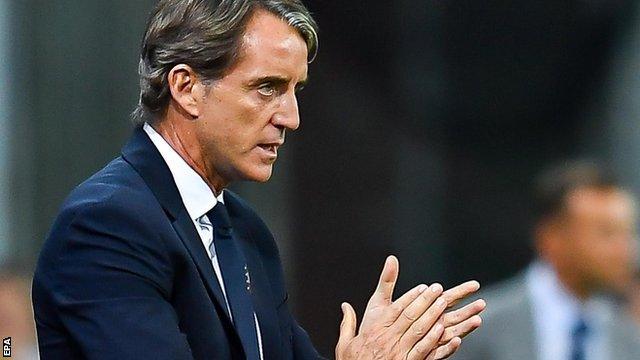 Italy manager Roberto Mancini