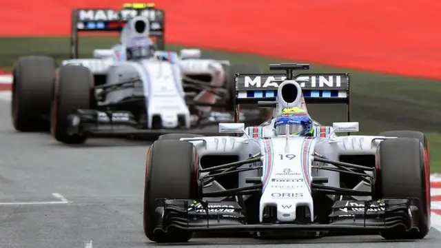 Felipe Massa and Valtteri Bottas