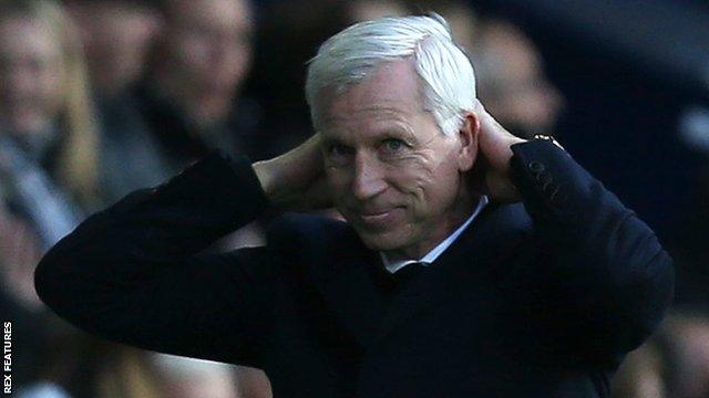 West Brom manager Alan Pardew