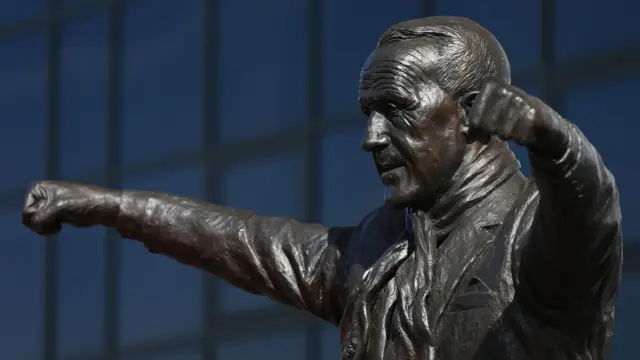 Bill Shankly statue outside Liverpool's Anfield