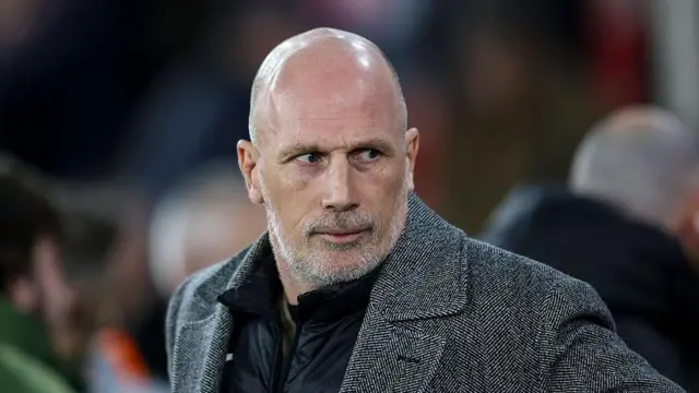 Philippe Clement pitchside