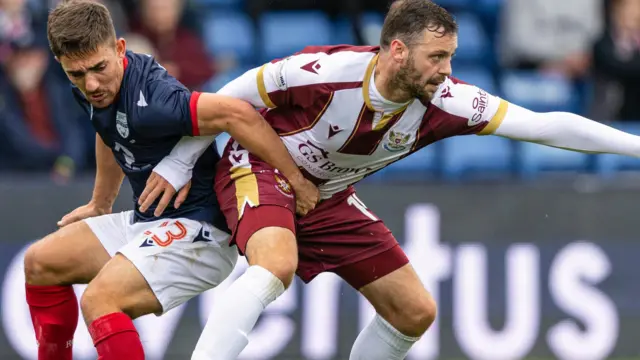 Ross County's Josh Nisbet and St Johnstone's Drey Wright