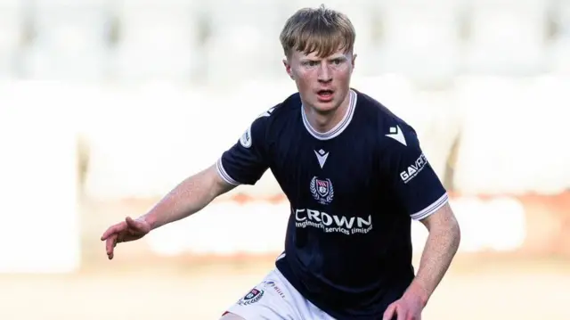 Dundee's Lyall Cameron in action during a William Hill Premiership match between Dundee and Ross County at the Scot Foam Stadium at Dens Park