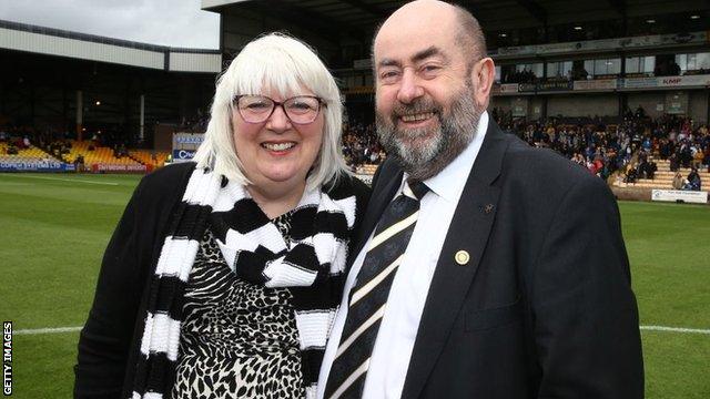 Port Vale co-owners Carol and Kevin Shanahan