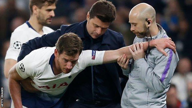 Jan Vertonghen injury