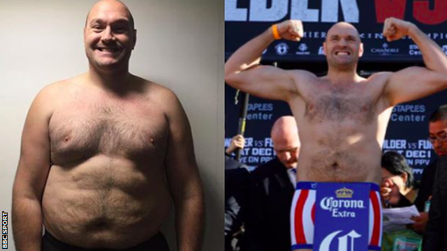 Tyson Fury transformation