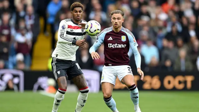 Marcus Rashford and Matty Cash