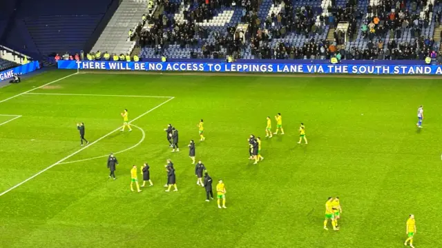 Sheffield Wednesday v Norwich final whistle