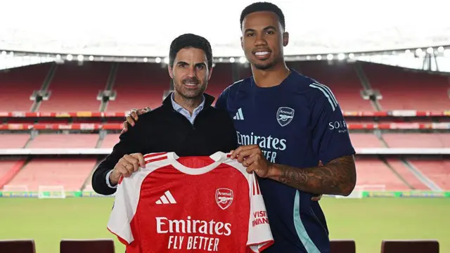 Gabriel and Mikel Arteta