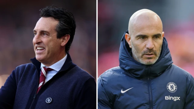 Unai Emery and Enzo Maresca