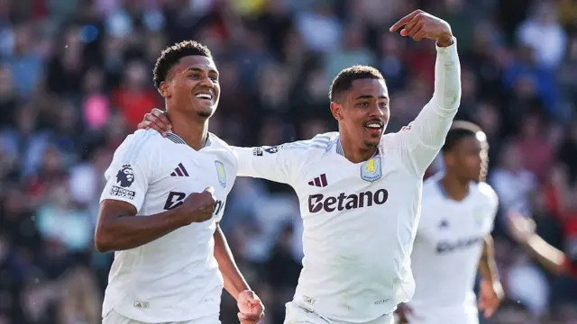 Ollie Watkins celebrates