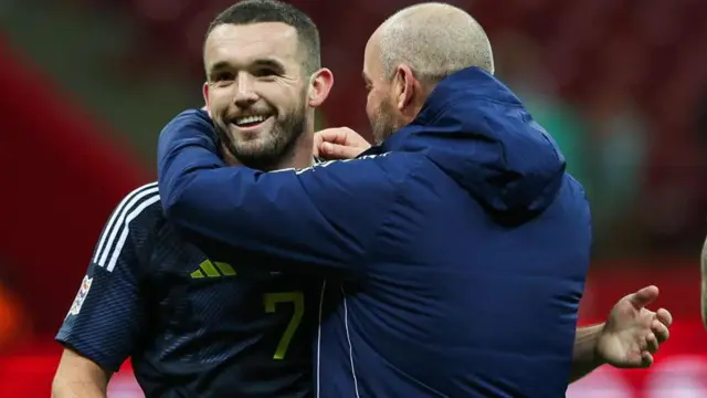 John McGinn and Steve Clarke