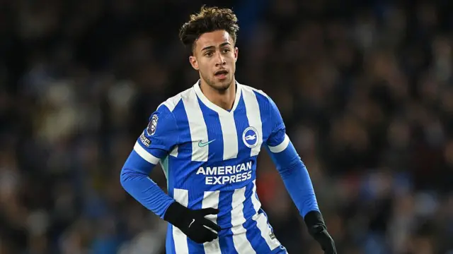 Charalampos Kostoulas in action for Brighton