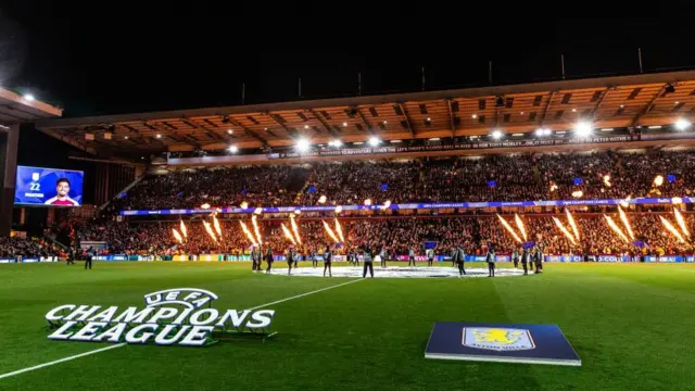 Villa Park at kick-off 