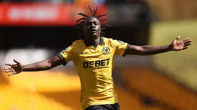 Wolves forward Mateus Mane 
