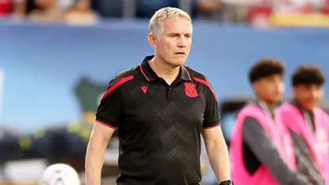 Wrexham boss Phil Parkinson on the touchline during their pre-season defeat to Liverpool.