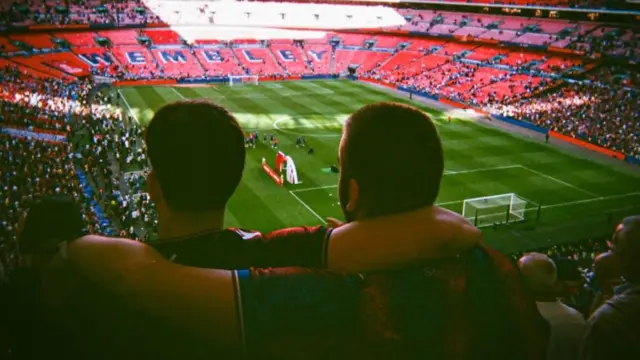 Crystal Palace fans at Wembley