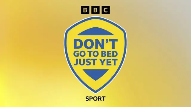 don't go to bed just yet Leeds podcast graphic