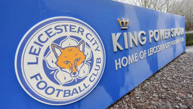 A sign that says King Power Stadium