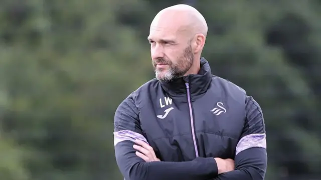 Head coach Luke Williams during pre-season training