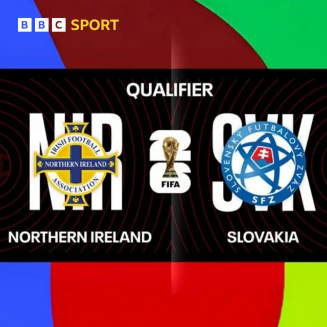 Northern Ireland v Slovakia badges