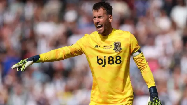 Neto in action for Bournemouth