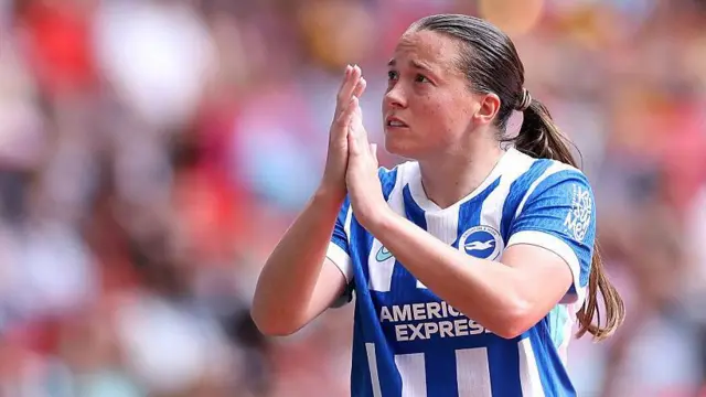 Fran Kirby claps the Wembley crowd
