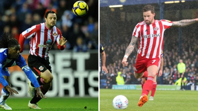 Andy Reid and Chris Maguire playing for Sunderland