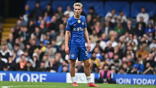Jesse Derry of Chelsea looks on