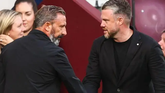 Derek McInnes and Jimmy Thelin