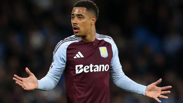 Jacob Ramsey playing for Villa
