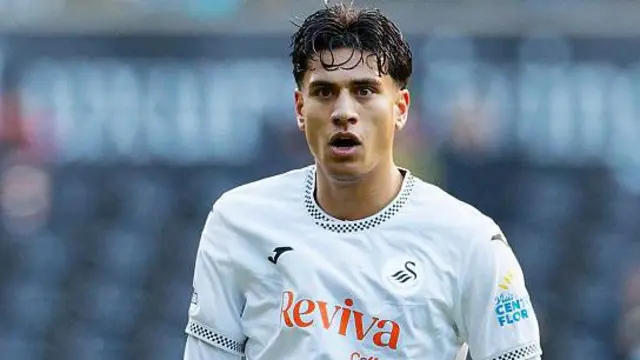 Marko Stamenic in action for Swansea