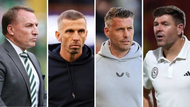 Brandan Rodgers, Gary O'Neil, Rob Edwards and Steven Gerrard