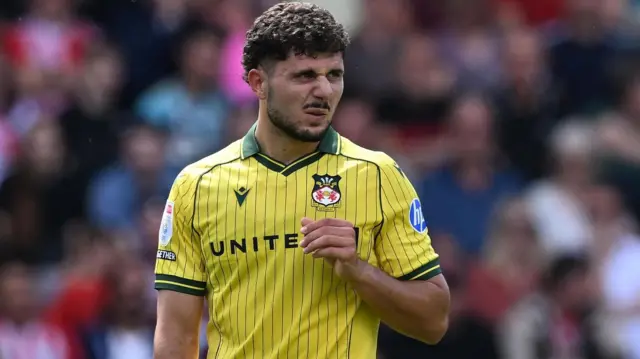 Librato Cacace of Wrexham during the EFL Sky Bet Championship match between Southampton and Wrexham