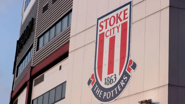 An exterior view of Stoke City's bet365 stadium