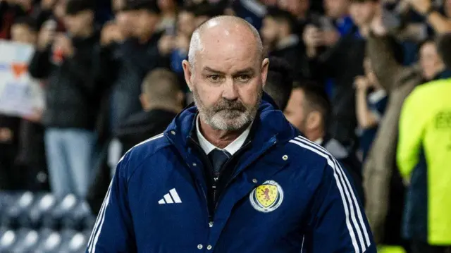 GLASGOW, SCOTLAND - OCTOBER 15: Scotland head coach Steve Clarke during a UEFA Nations League Group A1 match between Scotland and Portugal at Hampden Park, on October, 15, 2024, in Glasgow, Scotland. (Photo by Alan Harvey / SNS Group)