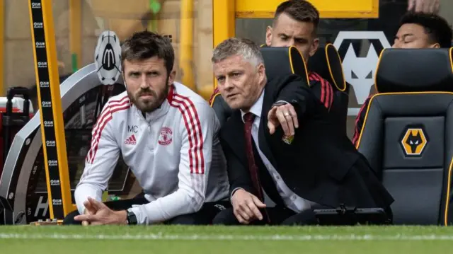 Carrick and Solskjaer